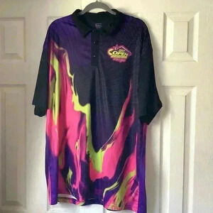 USBC Mens  BLACK, PINK, PURPLE POLO SHIRTS SIXE 2XL